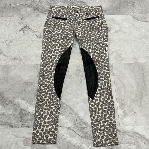 BCBGeneration Women Damen Skinny Pant Star Size 25 Beige and Black - Picture 1 of 8